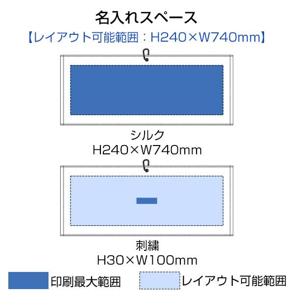 プリントしやすいコットンシャーリングカラビナ付フェイスタオル