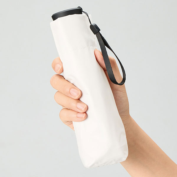 のびるハンドル5段遮光折りたたみ傘