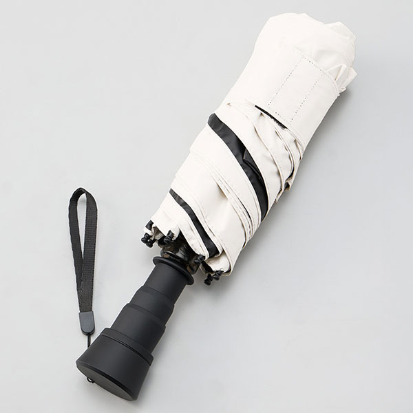 のびるハンドル5段遮光折りたたみ傘