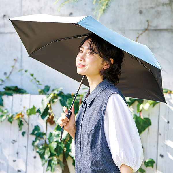 自動開閉遮熱遮光折りたたみ傘