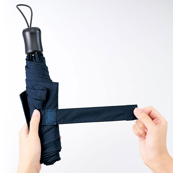 ひと振り雨粒サラッとUV折りたたみ傘