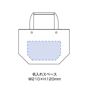 レザーハンドルデニムトート(S)