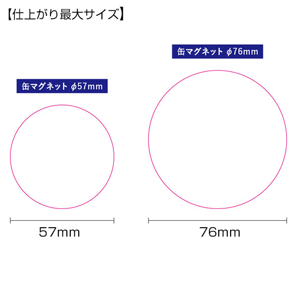 缶マグネット　φ76mm