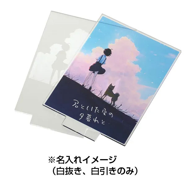 アクリルライティングスタンド六角用プレートL 3mm×2枚