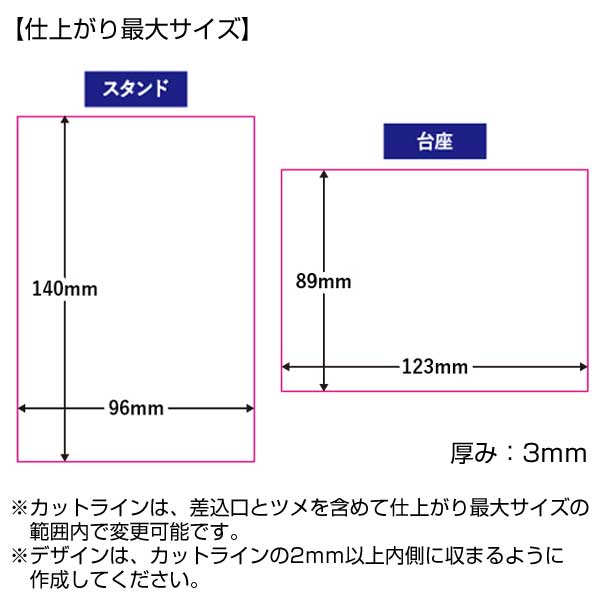 つながるアクリルスタンド