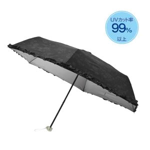 ボタニカルレース晴雨兼用折りたたみ傘