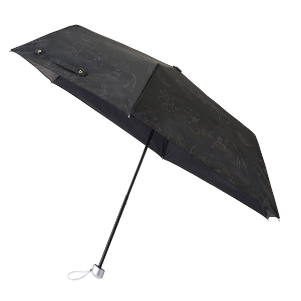 ラインフラワー晴雨兼用　折りたたみ傘