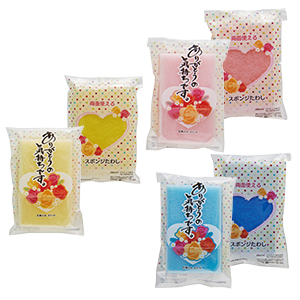 スポンジたわし１個