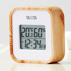 タニタ　デジタル温湿度計1台(ナチュラル)