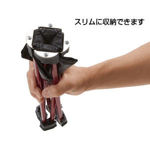 ロゴス　キュービックチェア(レッド)