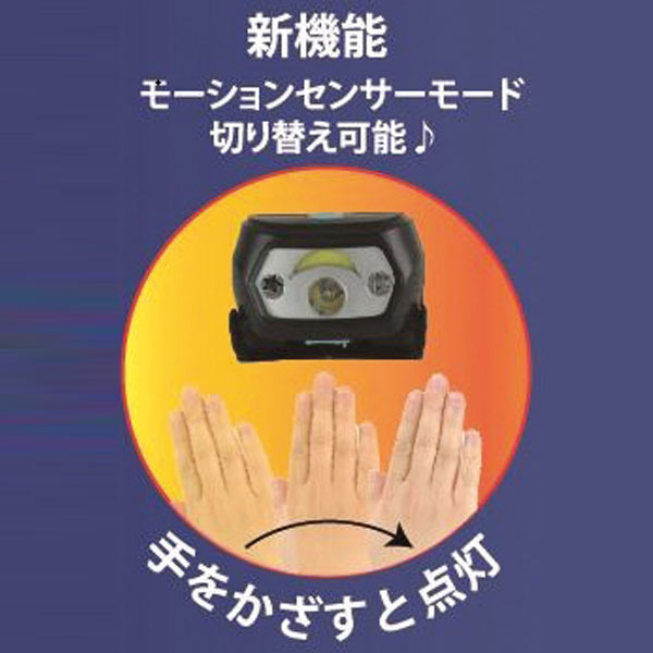 COB充電式ヘッドライト