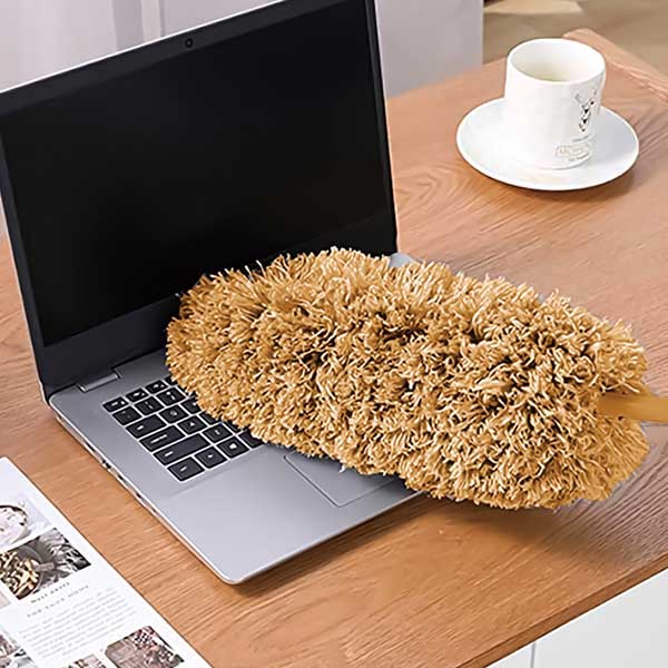 マイクロファイバーハンディモップ1個(ベージュ)