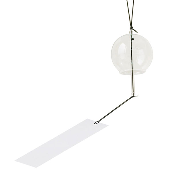 楽描きガラス風鈴