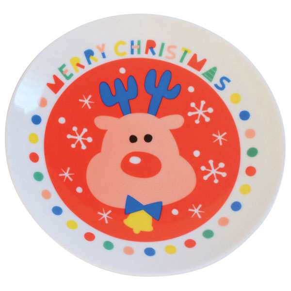 HAPPY　クリスマスケーキ皿1枚