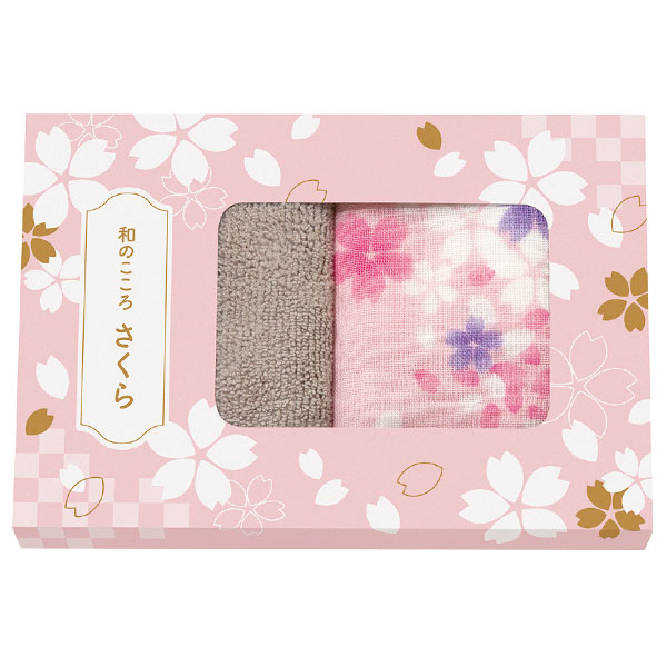 和のこころさくら　ハンカチクロスセット