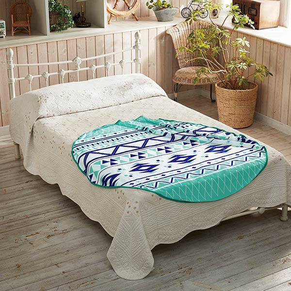 ネイティブ柄　サークルタオル