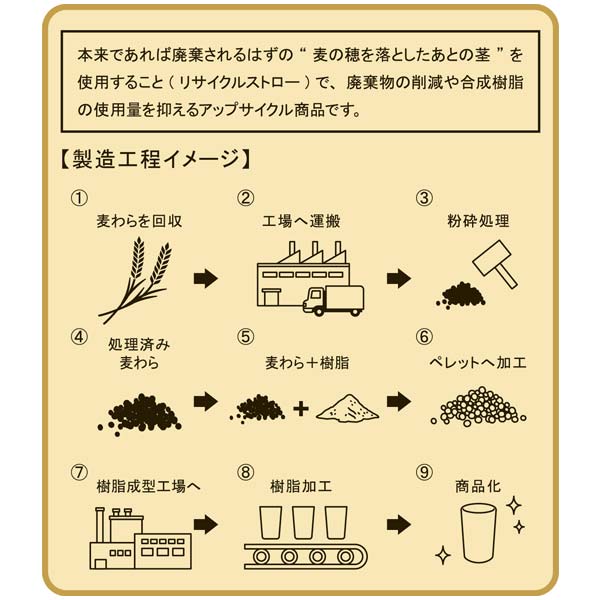 ザ・フリーカップ(麦わら配合)2個組　#sustainable