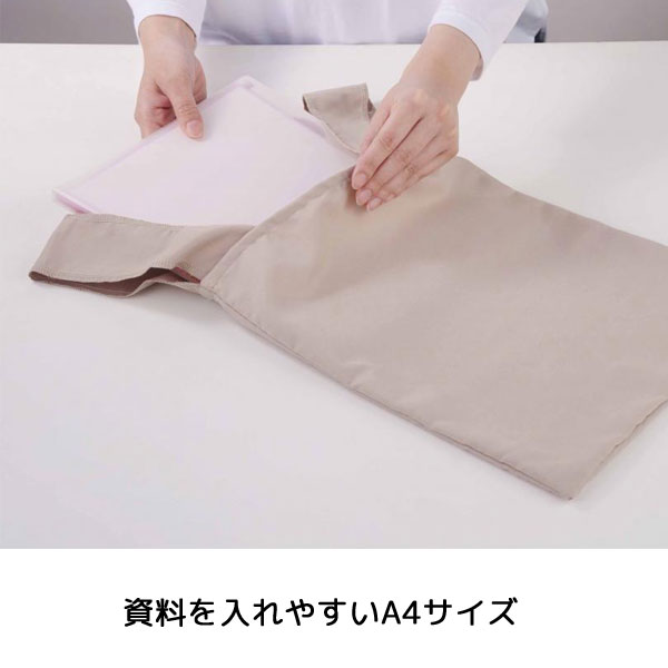 スエード風A4トート(ベージュ)
