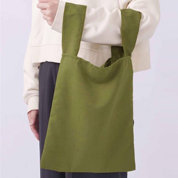 スエード風A4トート(オリーブ)