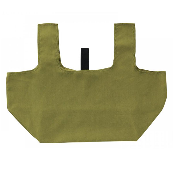 スエード風　コンビニエコバッグ(オリーブ)