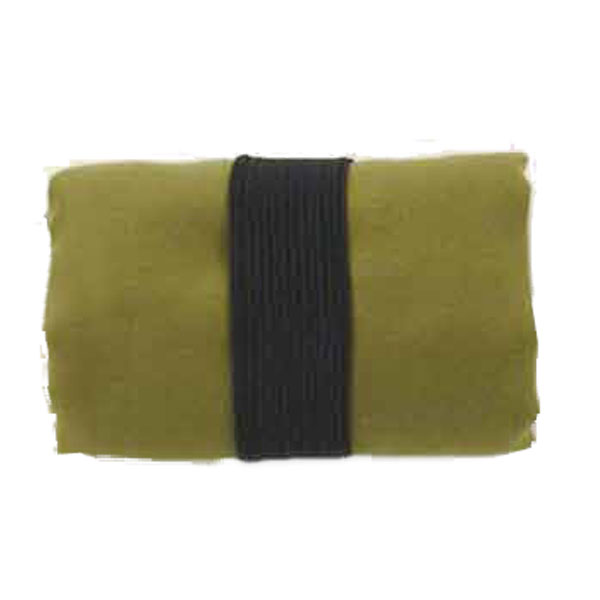 スエード風　コンビニエコバッグ(オリーブ)