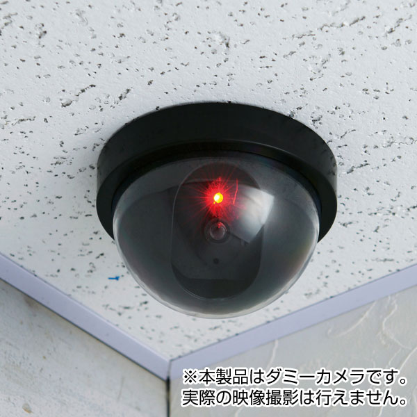 防犯対策  ドーム型ダミーカメラ