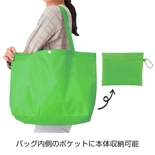 Ecolor　折りたたみビッグバッグ(グリーン)