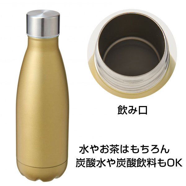 シュワっと爽快  炭酸ステンレスボトルセット