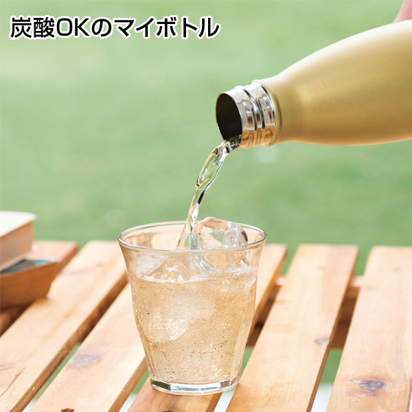 シュワっと爽快  炭酸ステンレスボトルセット