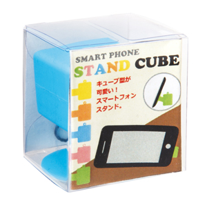 スマートフォン対応スタンドキューブ