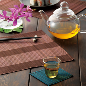 アジアンバンブーコースター4枚セット