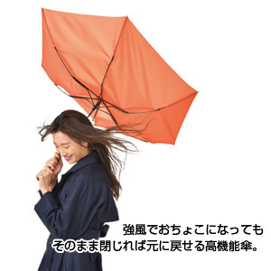 晴雨兼用折りたたみ耐風傘　1本