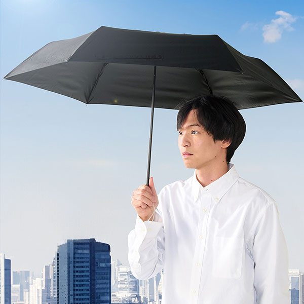 晴雨兼用 遮光遮熱折りたたみ傘1本【グッズストアドットネット
