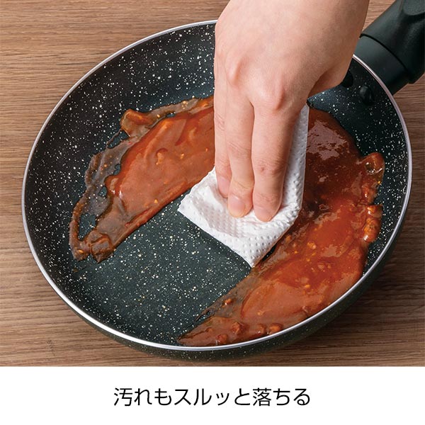 IH対応　マーブルコーティングフライパン20cm