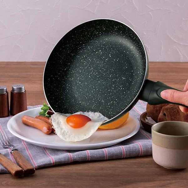 IH対応　マーブルコーティングフライパン20cm