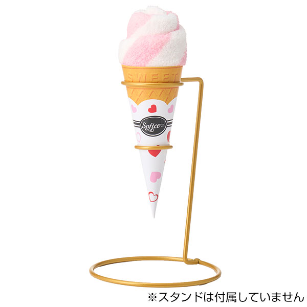 まるでソフトクリームなミニタオル1枚