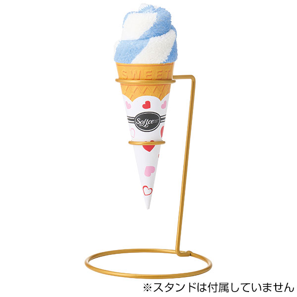 まるでソフトクリームなミニタオル1枚