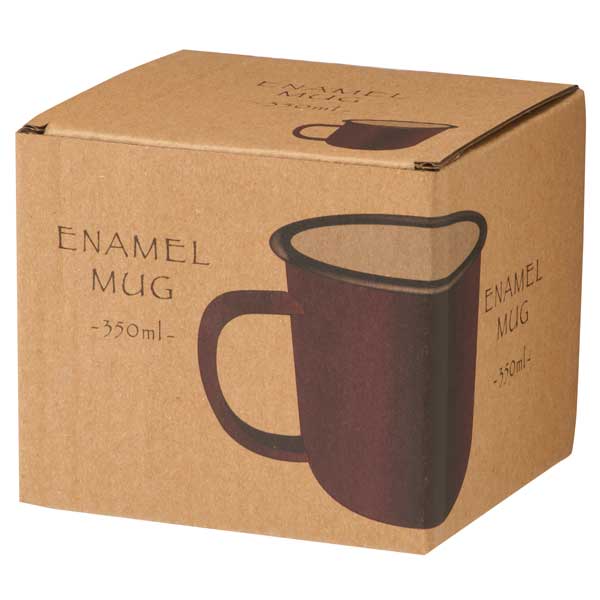 ホーローマグ350ml(レッド)