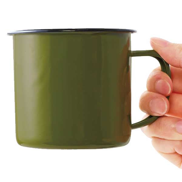 ホーローマグ350ml(グリーン)