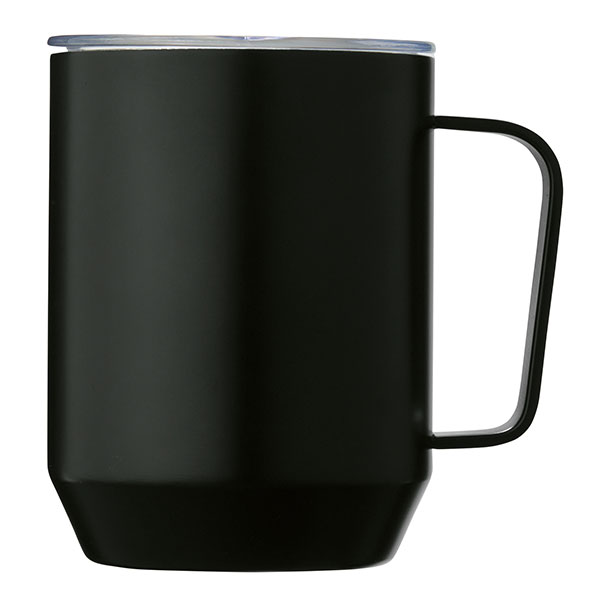 蓋付き真空ステンレスマグカップ400ml(ブラック)