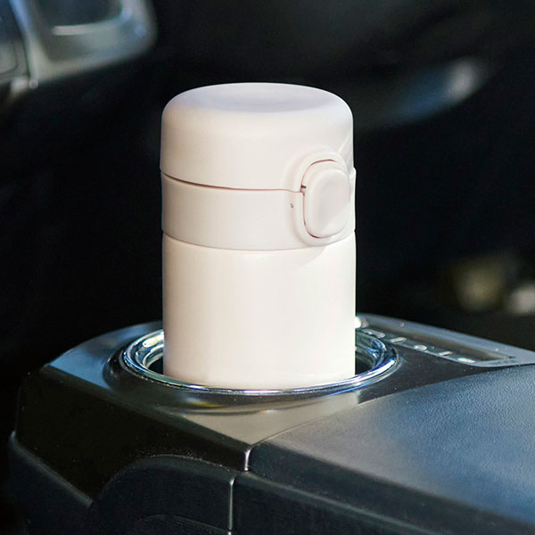 ワンプッシュ真空ステンレスボトル320ml1本(ホワイト)