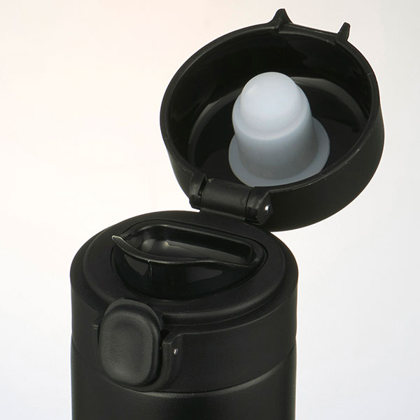 ワンプッシュ真空ステンレスボトル320ml1本(ブラック)