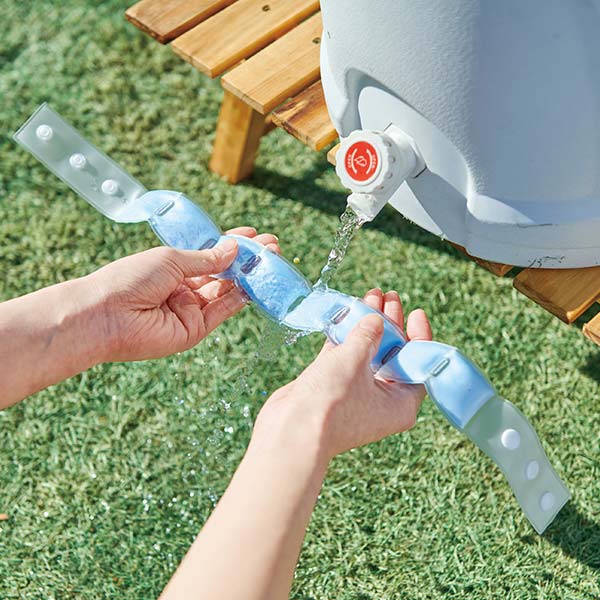 携帯便利な  折りたたみクールネックリング