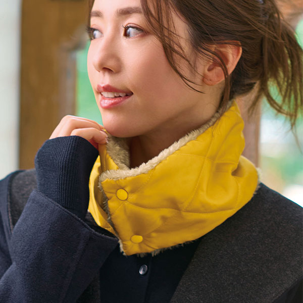 キルティングネックウォーマー　1個