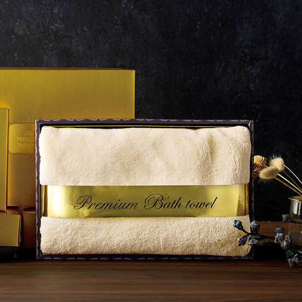 プレミアムバスタオル(ライトベージュ)