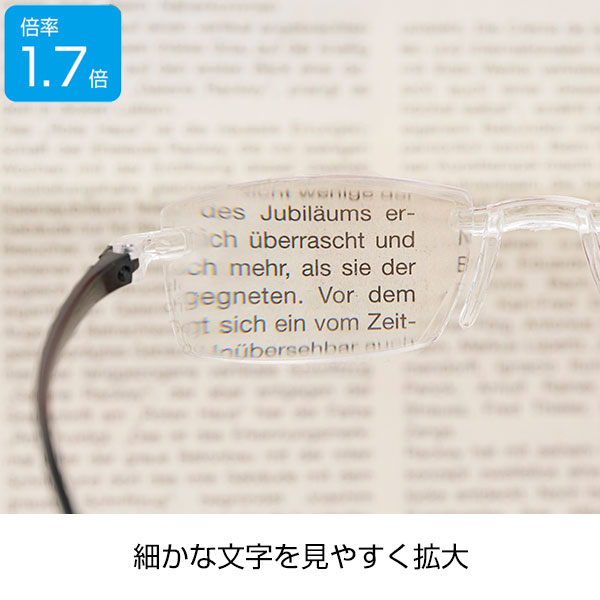 メガネ型ルーペ