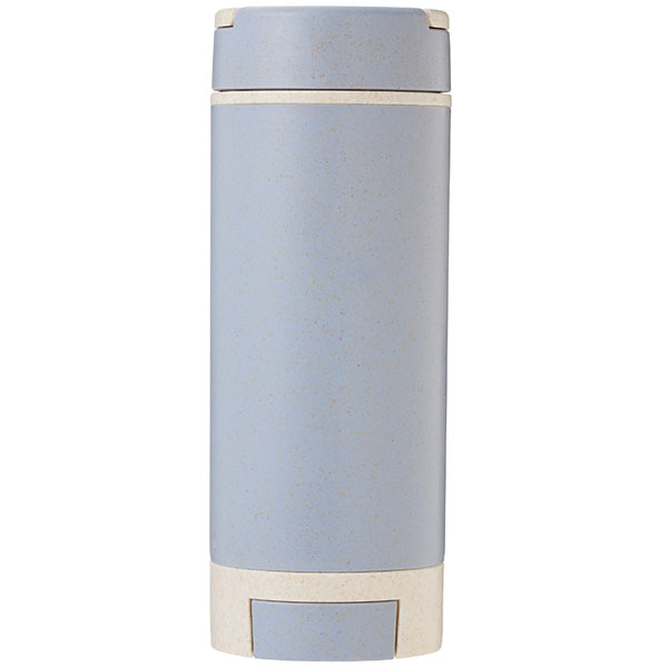スマホスタンド付きバンブーボトル400ml(ブルー)