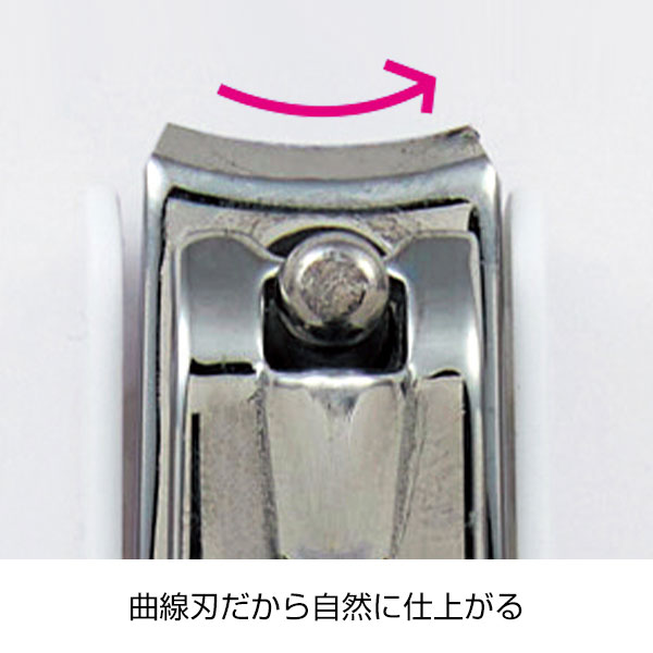 お手元拡大　ルーペ付き爪切り