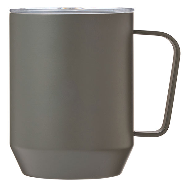 蓋付き真空ステンレスマグカップ400ml(グレー)
