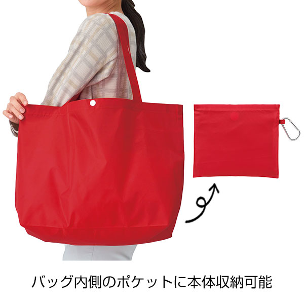Ecolor　折りたたみビッグバッグ(レッド)
